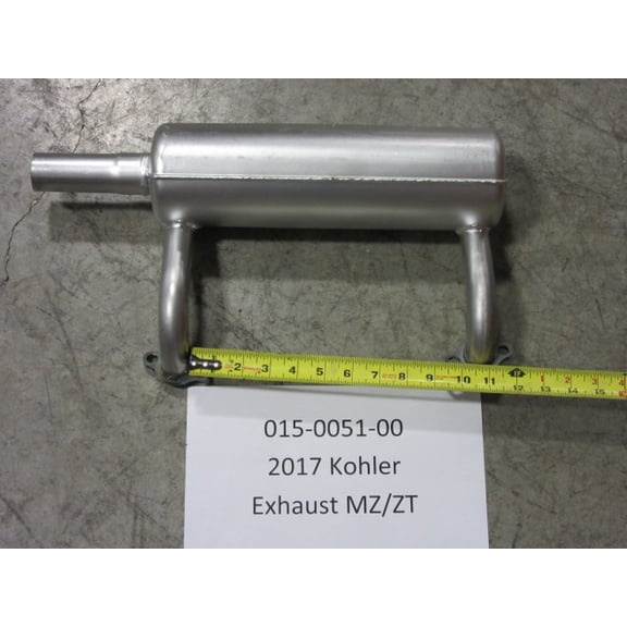 Bad Boy Mower OEM 015-0051-00 2017 Kohler Exhaust MZ, Avenger, ZT, Maverick