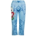 thumbnail image 1 of Pantalon Grand Extensible pour Femmes Mélange Coton Bas Imprimé Taro, 1 of 5