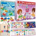 thumbnail image 1 of Curious 2 Learn Montessori Libro ocupado para niños pequeños de 3 años en adelante Libro de actividades de aprendizaje preescolar preescolar - Autismo Aprendizaje sensorial y juguetes educativos Libro, 1 of 7