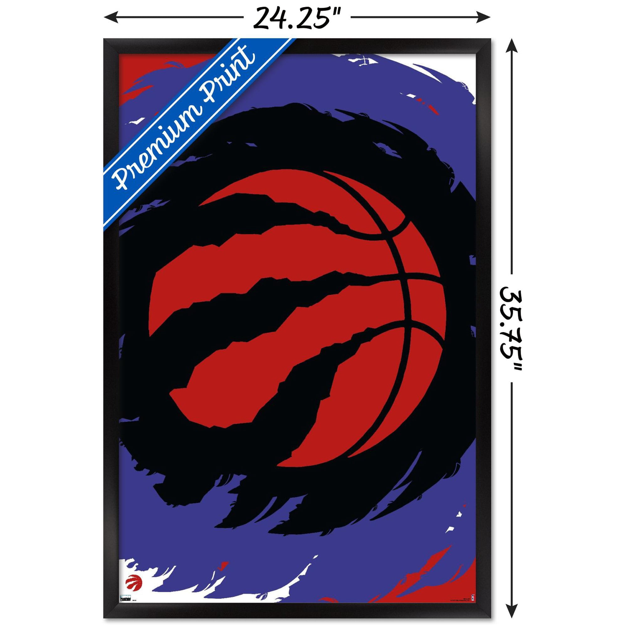 NBA Toronto Raptors - Logo 20 Wall Poster, 22.375" x 34", Framed