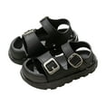 thumbnail image 5 of Gubotare Boys Sandals Little Kid Sandals for Boys Breathable Kids Summer Shoes Toddler Sport Sandals Size 13.5 (Black,13.5 Little Kids), 5 of 6