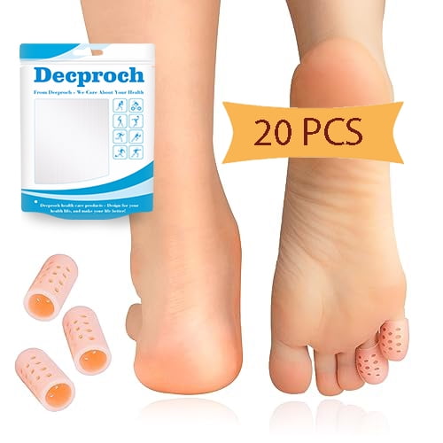 Toe protection for little toes, 20 pieces Silicone toe protection, toe caps for little toes, toe pads, toe protectors, prevents blisters and friction, for women and men