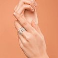 thumbnail image 3 of SS DESIGNS- 925 Adjustable Multi-Line Open Ring for Women, Minimalist Thumb & Index Finger Statement Ring, Fashion Silver Jewelry Minimalist, 3 of 5