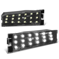 Nuvision Lighting PT-ZTL-9064 2Pcs 18 SMD White LED License Plate Lights for 2008-2010 Cadillac CTS Sedan