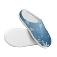 thumbnail image 3 of Balery Snowflakes1 Pattern Women's Fuzzy Memory Foam Slippers Fluffy Winter House Shoes Indoor and Outdoor-39/40, 3 of 7