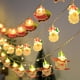 thumbnail image 2 of Cadena de luces LED para decoración de árbol de Navidad, muñeco de nieve, trineo de Papá Noel, diseño de fiesta, luz intermitente festiva, luz de regalo, 2 of 6