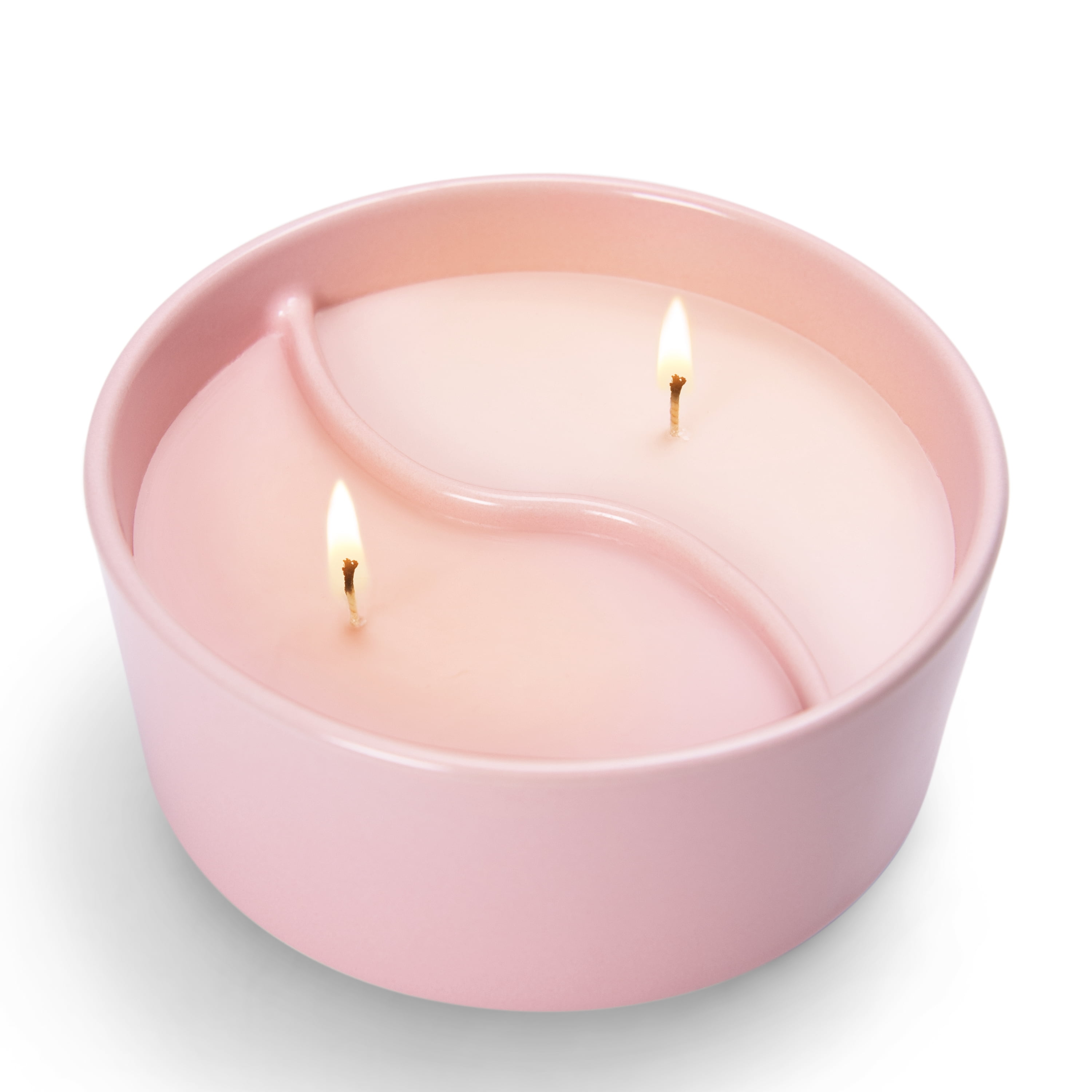 Better Homes & Gardens 16oz Orange Blossom & Jasmine Duo Scented 2-wick Ceramic Candle