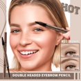 thumbnail image 4 of Lápiz Para Cejas | 2 en 1 de Mágico 4 Puntas, in Magic 4-Tip Eyebrow Pencil, 3D Waterproof and Sweat-proof Microblading Pencil Contouring Pen (Negro) Negro, 4 of 7