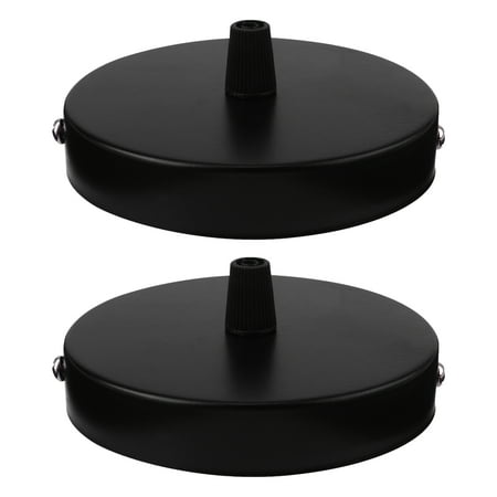 

2pcs Ceiling Mounted Plate Pendant Lamp Base Round Ceiling Base Light Accessory
