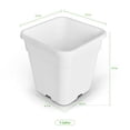 thumbnail image 4 of EPOTOOR 10 PCS Re-usable Square Nursery Pot 1/2/3/5/8/10 Gallon Plastic Grow Pots Plant, 4 of 11