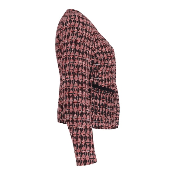 Pre-Owned Maje Tweed Jacket in Pink Cotton