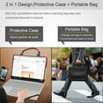 thumbnail image 3 of Lenovo IdeaPad 120S 11.6" Laptop Sleeve, Lenovo IdeaPad 120S 11.6" Laptop Leather Protective Case with Accesorries Bag Handle, Laptop Case for Lenovo IdeaPad 120S 11.6" (Red), 3 of 9