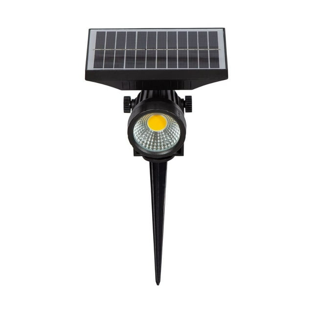 Luz solar LED para jardín LámparaYa IP54 Negro