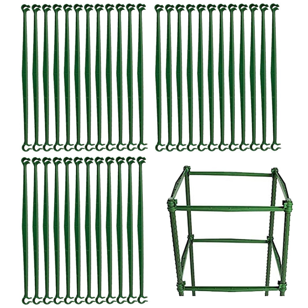 36PCS Plant Stake Arms for Tomato Cage，Plant Supports Trellis Connector Clips Smile Home