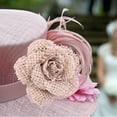 thumbnail image 1 of Flor De Yute, Flor De Arpillera, Accesorios De Ropa, Flores De Yute Hechas A Mano, Arpillera, Decoración Del Banquete De Boda, Accesorios De Ropa DIY, Hojas De Rosas De 5cm ANGGREK Otros, 1 of 8