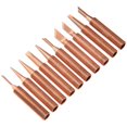 thumbnail image 5 of Copper Soldering Iron Tip Kit 10Pcs Versatile Tips Perfect For DIY Projects And Professional Use Small Size Lightweight, 5 of 5