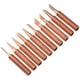thumbnail image 1 of Soldering Tips Copper Welding Tip Replacement Set Workshop Professionals 10Pcs, 1 of 4
