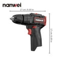thumbnail image 6 of Nanwei mini impact screwdriver handheld electric drill 12V light and small brushless motor Type-C plug, 6 of 6