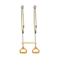 thumbnail image 2 of Barra de trapecio con anillos colgantes para entrenamiento de fuerza, uso en interiores y exteriores Naranja, 2 of 8