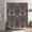 Black, variant on Mandala Shower Curtain,Vintage Bohemian Green Floral Art Print Bathroom Curtain Polyester Waterproof Fabric Decor