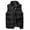 Black, variant on Bcfgryg Men's Outdoor Casual Stand Collar Vest Padded Jacket Coat Vest Black L