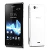 Sony Mobile Sony Xperia J 4 GB Smartphone, 4" LCD 480 x 854, 1 GHz, Android 4.0 Ice Cream Sandwich, 3G, White