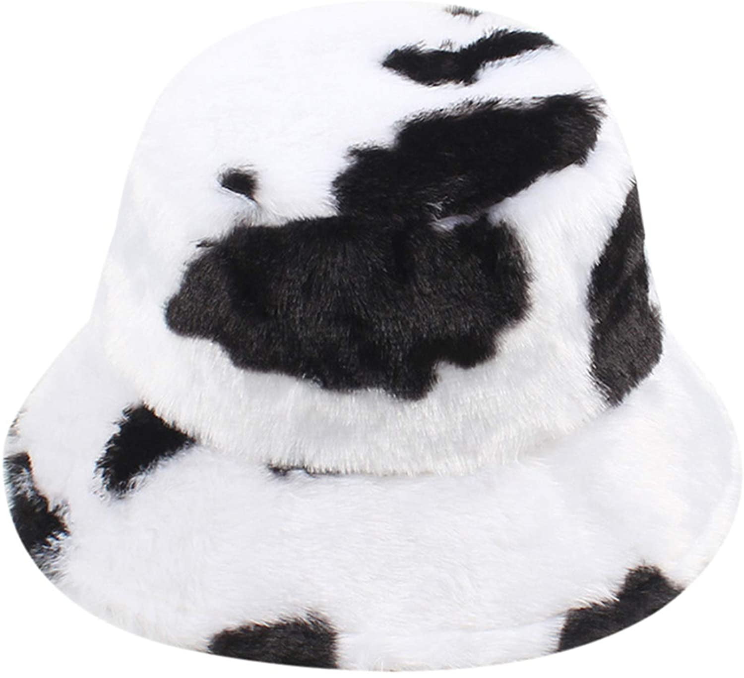 Winter Bucket Hat Fluffy Plush Festival Fisherman Foldable Soft Faux Fur Cap Hat 