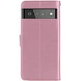 thumbnail image 5 of for Google Pixel 7 Pro Case with Credit Card Holder, Glitter Bling Diamond PU Leather Wallet Phone Case Flip Folio Book Cover for Google Pixel 7 Pro Owl Rose Gold, 5 of 16