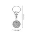 thumbnail image 2 of 4Pcs Shopping Trolley Token Key Ring Trolley Token Coin Keyring Supermarket Shopping Cart Token Keychain, 2 of 9