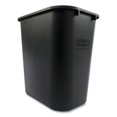 thumbnail image 3 of Rubbermaid Commercial Products 7 Gal. Black Plastic Rectangular Deskside Trash Can, 3 of 7