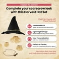 thumbnail image 4 of Nicky Bigs Novelties Nicky Bigs Novelties Scarecrow Costume Kit, Black, One Size, 4 of 9