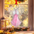 thumbnail image 3 of Vidriera KUNDGLA Pink Angel Suncatcher de 9 x 11 cm, 3 of 9