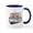 White/Navy Inside, variant on CafePress - The Peanuts Gang Baseball Mug - 11 oz Ceramic Mug - Novelty Coffee Tea Cup