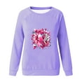 thumbnail image 4 of Nmnitkp Breast Cancer Awareness Sweatshirt Women In October We Wear Breast Cancer Print Breast Cancer Survivor Sweatshirt, 4 of 4