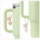 thumbnail image 3 of Uxcell 3 piezas de accesorios de encanto de letras para taza de tumbler, encanto de botella de agua en forma de corazón (Letra R), 3 of 6