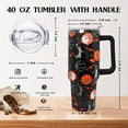 thumbnail image 2 of 40 oz Basketball Coffee Mug Cup Vacuum Insulated Travel Tumbler with Handle Lid and Straw,Basketball Coach Gifts,Accessories Stuff, 2 of 6