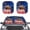 American Flag Horse, variant on Chririnla Mandala Flower Windshield Sun Shade for Car 2pcs Reflect UV and Heat Automotive Interior Sun Protection Blocks UV Rays Ideal for Summer Trips & Daily Park