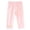 Pink, variant on Nilvkv Leggings for Toddler Girls, Girls Pants, Face Applique Capri Tights in Solid Color with Scalloped Hem and Elastic Waist for Summer Gray 2-3 Years