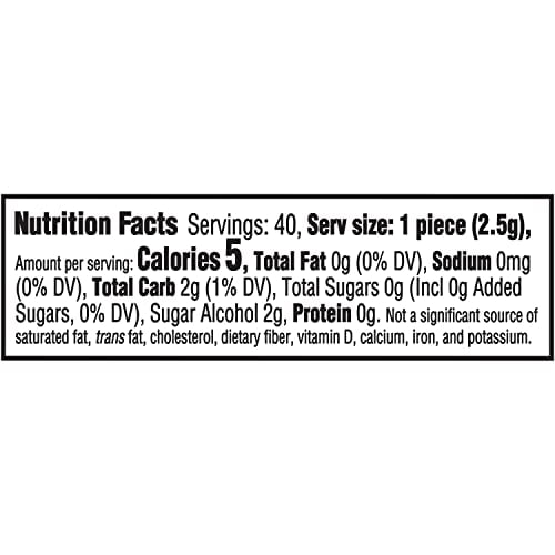Trident Vibes Spearmint Rush AKF18 Sugar-Free Chewing Gum, 4 Bottles of 40 Pieces (160 Total Pieces)