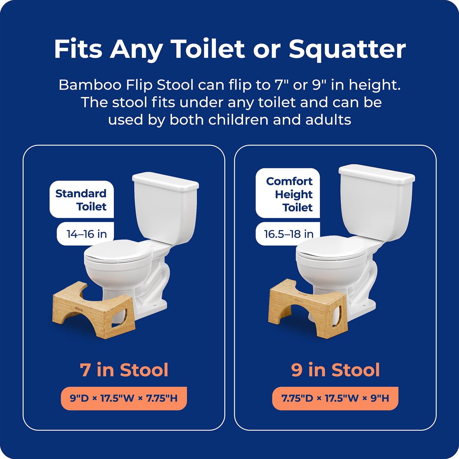 7986円 【お買得！】 特別価格 Squatty Potty The Original Toilet Stool - Bamboo FLIP 7