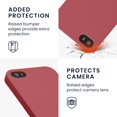 thumbnail image 3 of CRKMGS-Case Compatible with Apple iPhone SE (1.Gen 2016) / iPhone 5 / iPhone 5S Case - Soft Slim Protective TPU Silicone Cover - Dark Rose, 3 of 4