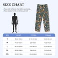 thumbnail image 2 of Salouo Wolf Fox In Flower Forest Print Pajama Pants for Men, Lounge Pants Elastic Waistband Casual Men's sleepwear Loungewear Sleep Pajama Pant -XX-Large, 2 of 7