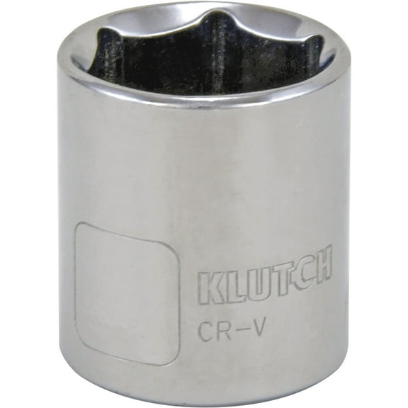 Klutch Socket, Metric, 23mm, 1/2in.-Drive, 6-Pt.