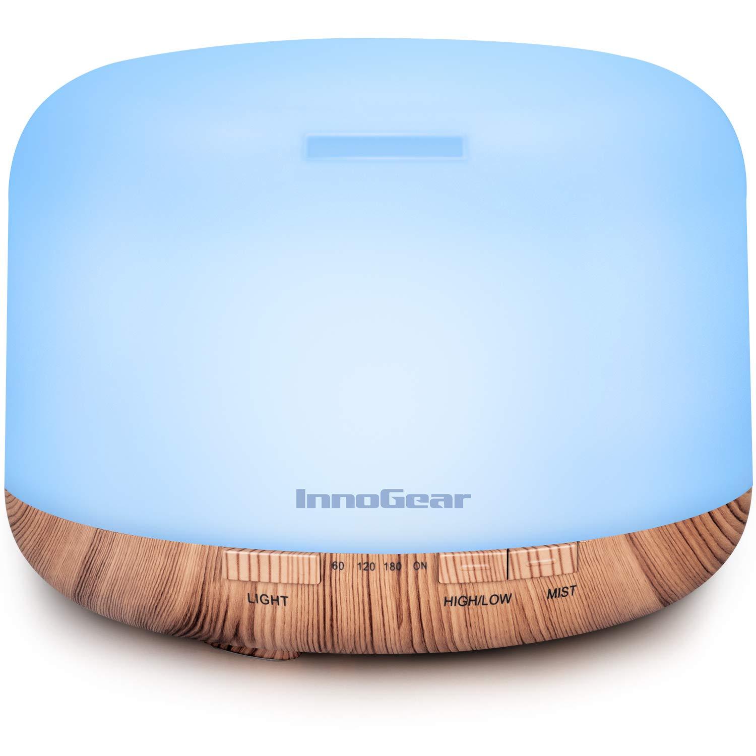 InnoGear Aromatherapy Diffuser, 500ml Diffusers for Essential Oils Cool