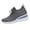 Dark Gray, variant on Women's Walking Sneakers Knitted Mesh Breathable Slip on Shoes Platform Wedge Casual Sparkly Rhinestone Sneakers for Everyday Wear Blue 6