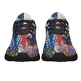 thumbnail image 5 of Texas Lone Str Stte Longhorn Mockingbird and Bluebonnet Shoes Sneakers Black Size 7, 5 of 7