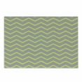 thumbnail image 1 of Grey and Yellow Cutting Board, Modern Geometrical Triangles Zig Zags Wavy Modern Image Print, Decorative Tempered Glass Cutting and Serving Board, Small Size, Pale Grey and Mustard, by Ambesonne, 1 of 1