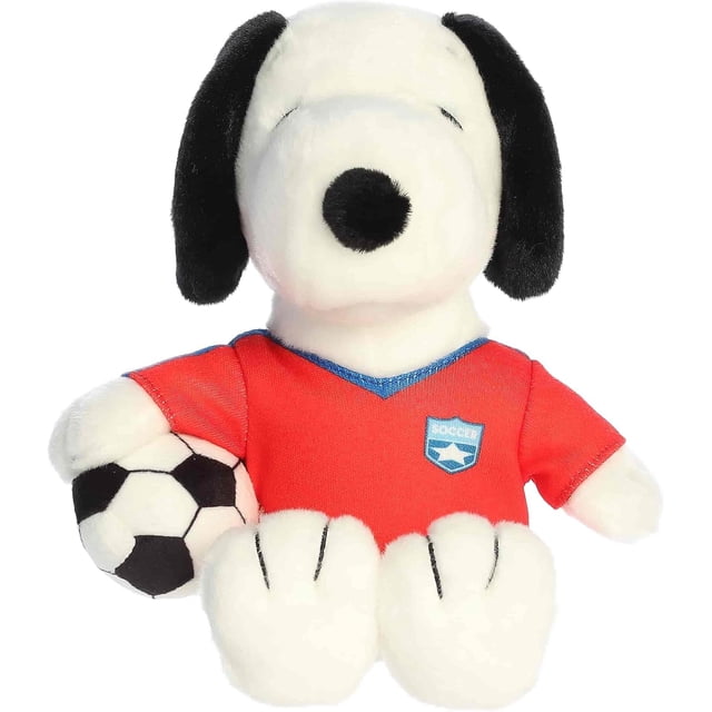 Aurora Peluche Snoopy Futbolista con Balon