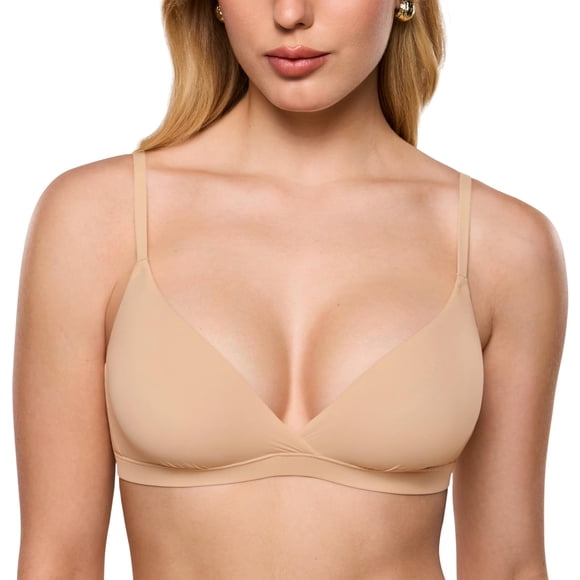 Bralette INLYRIC Inbarely Sin Aros Escote en V XX-Large Beige
