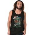 thumbnail image 5 of No Regrets Skull Snake Rose Tattoo Tank Top T Shirts Men Women Brisco Brands X, 5 of 6